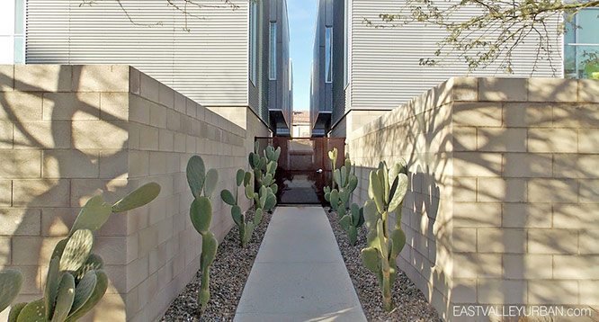 Galleries at Turney Phoenix Modern Townhomes Exterior
