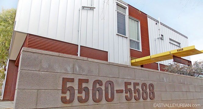 George Lofts Phoenix Modern Townhomes Exterior