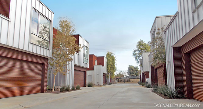 George Lofts Phoenix Modern Townhomes Exterior