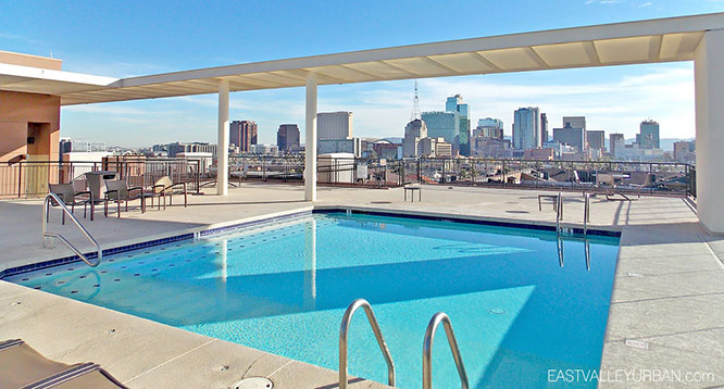 Portland Place Phoenix Modern Condos Rooftop Community Pool