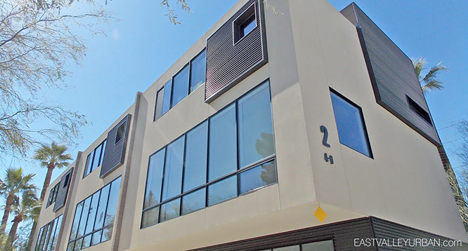 Stella Midtown Phoenix Modern Townhomes Exterior