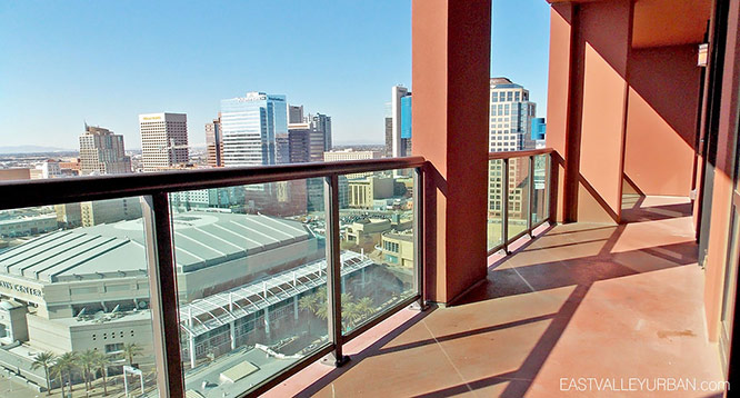 Summit at Copper Square Downtown Phoenix High-Rise Condos Balcony