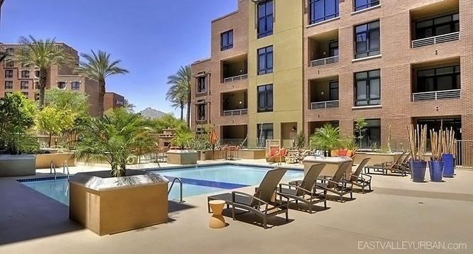 Third Avenue Lofts in Scottsdale community pool